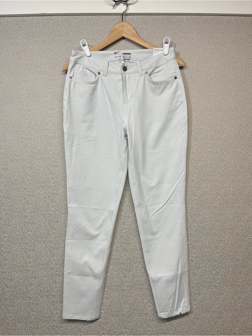 🆕 4 Nike Women’s Light Gray Dry-Fit Slim Fit Golf Pants NWT
